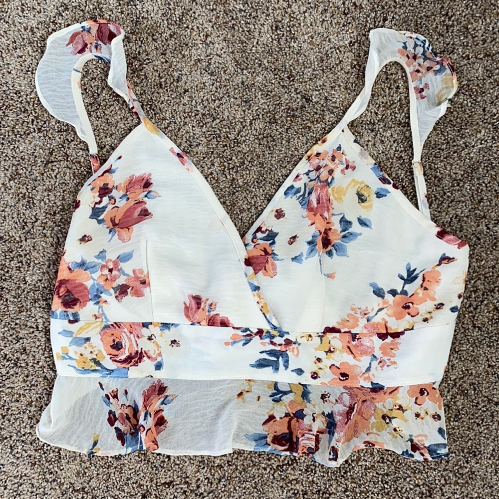 Floral Crop Top
